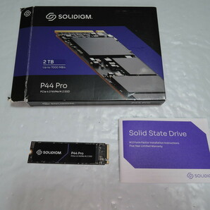 インテル Solidigm P44 Pro 2TB SSDPFKKW020X7X1 PCIe Gen4×4 NVMe ソリダイム（旧Intel）2