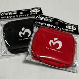 新品未開封 コカ・コーラ カラビナ付クッションポーチ 2個セット