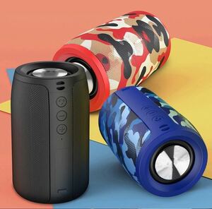 【1円】新品 Bluetooth ワイヤレス スピーカー 黒 防水 高音質 キャンプ アウトドア 旅行 スポーツ 屋内 野外 ポータブル 重低音