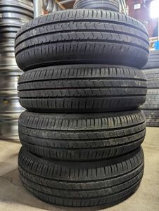 ★送料無料★ 155/65R13 2018年製 9分山 ブリヂストン ECOPIA NH100C 4本/中古オンロードタイヤ(夏タイヤ) AZ-ワゴン N7294_B2