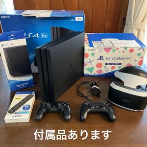 PlayStation プレイステーション4 PRO 1TB CUH 7000B VR ZVR2 コントローラー セット 動作品