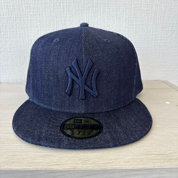NYヤンキース ニューエラ 59FIFTY Cap インディゴデニム 7 3/4 キャップ ヤンキース 帽子
