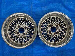 AH-111　旧車　希少　SSR　スピードスター　TYPE C　14×8.5J　+6　4穴　PCD114.3　2本　送料無料　個人宅発送不可