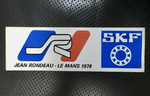 【Le Mans 24h】当時物ステッカー『 Jean Rondeau SKF／ル・マン24時間 』1978年 個人出品