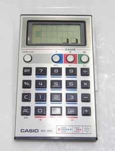  Casio CASIO MG-888 game calculator retro * immovable goods * battery cover lack equipped *