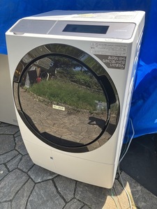 ビッグドラム 洗濯乾燥機 左開き BD-STX110GL（W） （フロストホワイト）
