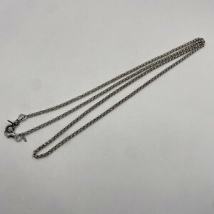 ☆BALENCIAGA バレンシアガ☆ダブルフックシルバーロングウォレットチェーン Double Hook Silver Long Wallet Chain