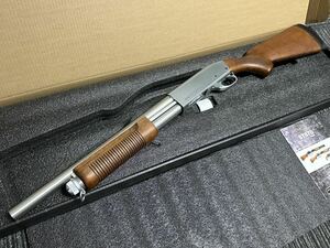 Remington(レミントン) M870 エアコッキングショットガン リアルウッド　検索：shotgun/エアガン/