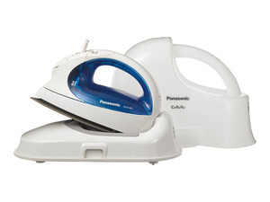 [Panasonic][ Panasonic cordless steam iron ka Lulu CaRuRu blue NI-CL307]