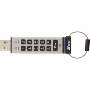  Elecom security USB memory 10Key attaching USB3.0 8GB silver [HUDPUTK308GA1]