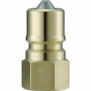 ナック クイックカップリング ＳＰＥ型 真鍮製 大流量型 オネジ取付用 両路開閉型 [CSPE08P2]