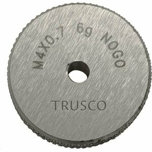 ＴＲＵＳＣＯ ねじ用リングゲージ 止まり ６ｇ Ｍ４×０．７ [TRNGO6GM4X0.7]