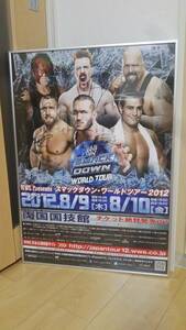 交渉　　WWE 日本公演 2012 サイン入りポスター　　ケイン シェイマス ランディ・オートン コフィ・キングストン ダニエル・ブライアン 他