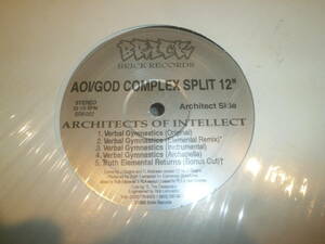 ARCHITECTS OF INTELLECT / GOD COMPLEX / AOI/GOD COMPLEX SPLIT 12 /アングラ/90年代ヒップホップ/ブーンバップ/アニメ/和モノ 