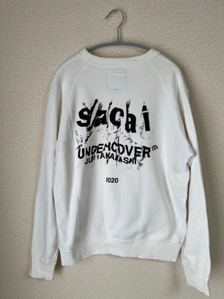 sacai UNDERCOVER スウェット トレーナー 白 Mサイズ