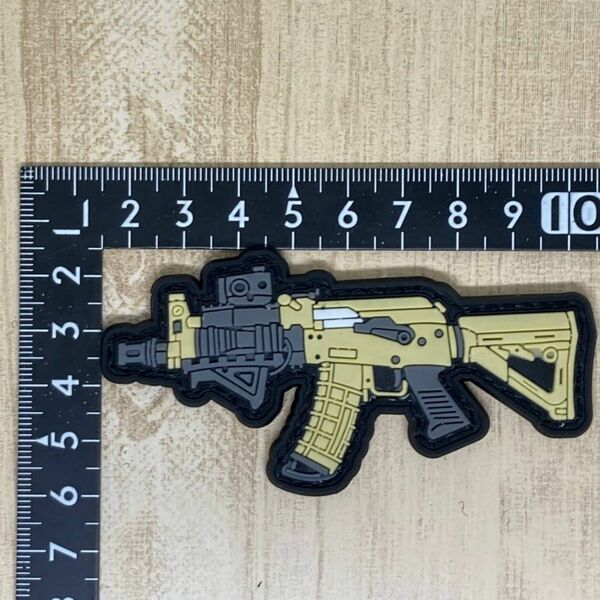 PVC マシンガン MP5 UZI Mac APC9 SIG MPX AK-47■片面