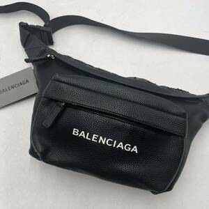 1 иен Balenciaga BALENCIAGA сумка "body" поясная сумка сумка на плечо Every tei черный чёрный кожа мужской женский 