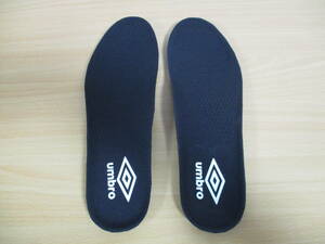  unused storage goods! Umbro * soccer shoes for < insole * middle bed >*25.5~26cm black 