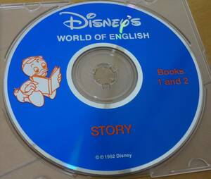 CD1枚のみ ディズニー英語教材 WORLD OF ENGLISH Disney's Books 1 and 2 STORY