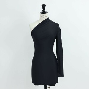  Balenciaga BALENCIAGA 720018 TYK07 One-piece / T-shirt dress /BLACK lady's 34