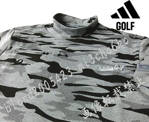 # новый товар [adidas GOLF] Adidas Golf утка рисунок AEROREADY... короткий рукав mok шея рубашка #GR/L
