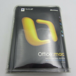 NA-054●Microsoft Office 2004 mac professional edition with virtual pc for mac /mac os/macintosh/パッケージ/ワード/エクセル