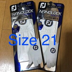  free shipping foot Joy nano lock Tour left hand for 21cm 2 pieces set white new goods gloves glove 