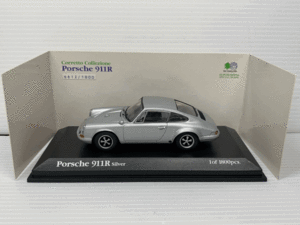 corretto Collezione 1/43 SCALE DIE-CAST MODEL CAR [ Porsche 911R Silver ] ポルシェ911R シルバー (0812/1800台 限定品)