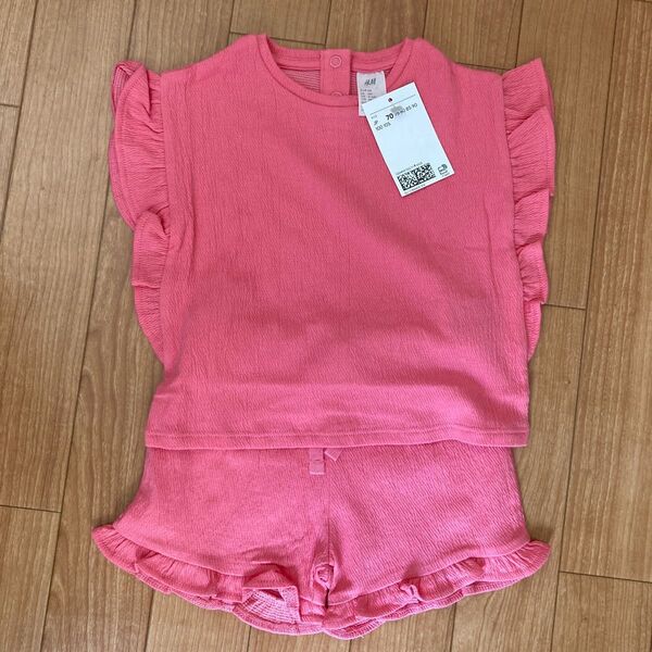 H&M ベビー 2アイテムセット ピンク