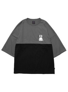CUNE キューンos限定 背中にウサギがたくさん半袖カットソー Tシャツ サイズ2 日本製 新品未使用