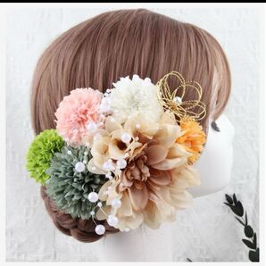 和装髪飾り 結婚式 花嫁 成人式 ヘアアクセサリー 浴衣 ヘアピン フォーマル 花飾り