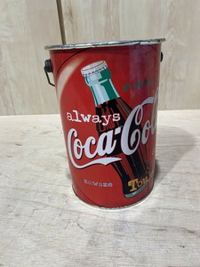 [15-16] Coca Cola ведро 1998 год Showa 63 год Coca * Cola Nagano Olympic память жестяная банка retro Showa антиквариат античный Junk 