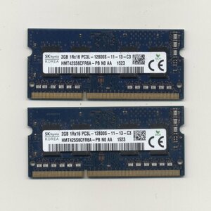 yb320/SKhynix PC3L-12800S / DDR3L-1600 / 2GBx2枚 計4GB