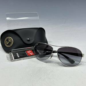 1 иен ~ прекрасный товар [ RayBan /Ray-Ban подлинный товар ] солнцезащитные очки /RB3386/ combination рама / серебряный × черный [X528M