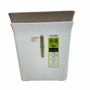  Iris o-yama shredder home use high speed small .3.7m/ minute small . sheets number 8 sheets Cross cut compact P8GC ivory 