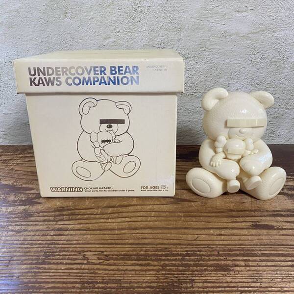 【希少 2009AW アンダーカバー × カウズ UNDERCOVER × KAWS ベアーコンパニオン BEAR COMPANION 白 フィギュア Figure MEDICOM TOY】