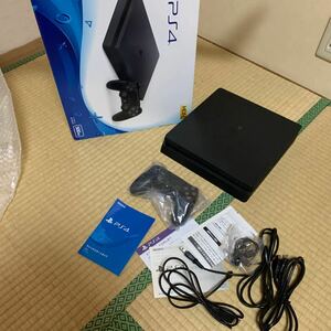 SONY Sony PS4 body CUH-2200A black the first period . settled 500GB operation verification settled (05.18)