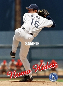 送料込み）ロサンゼルス・ドジャース（Los Angeles Dodgers）野茂 英雄　ポスターその１
