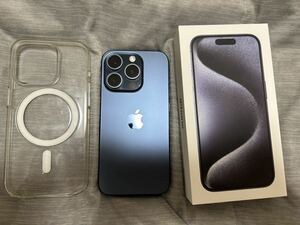 iPhone15pro 128GB 純正ケースフィルム付き