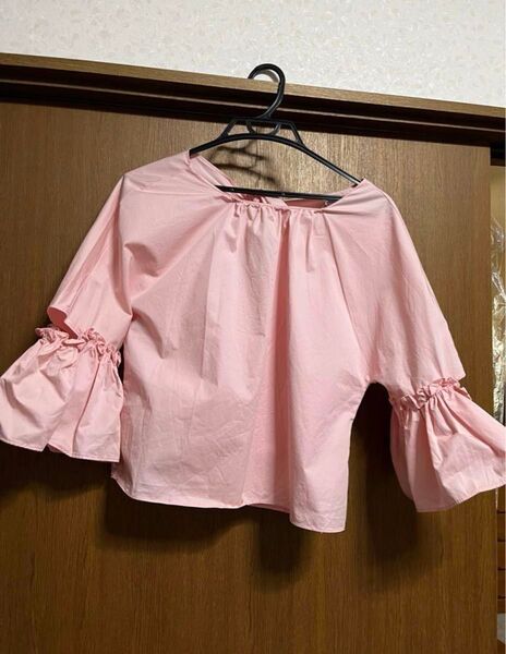 ZARA ピンク トップス シャツ ブラウス