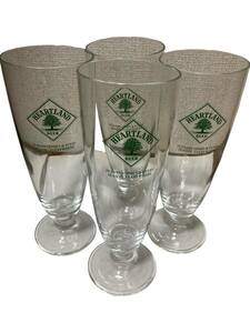 未使用 ハートランドビール タンブラーグラス 4本 380ml キリンビール 東洋佐々木ガラス