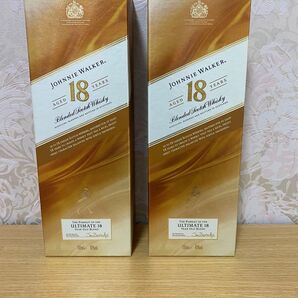 ジョニー・ウォーカー 18年【正規代理店/箱付き】700ml (Alc 40度)2本セット