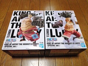 在庫2 定形外送710円 ワンピース KING OF ARTIST THE MONKEY.D.LUFFY SPECIAL Ver. スネークマン バウンドマン ギア4 フィギュア 2種セット