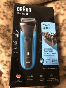 BRAUN Brown electric shaver 310s new goods 
