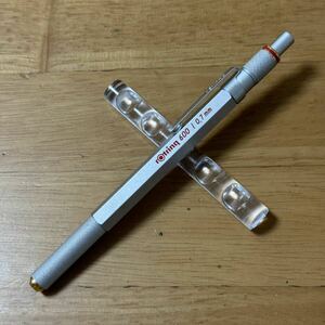 廃盤 rotring ロットリング 600G シャーペン 0.7mm シルバー ローレット Germany vintage