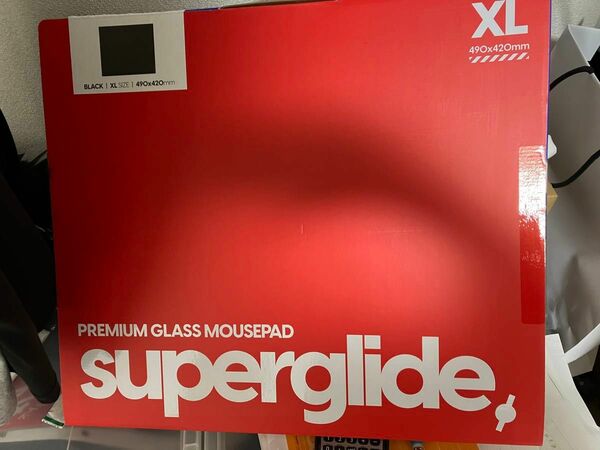 新品未使用 Pulsar Superglide Glass Mousepad パルサー ガラス マウスパッド XL ブラック