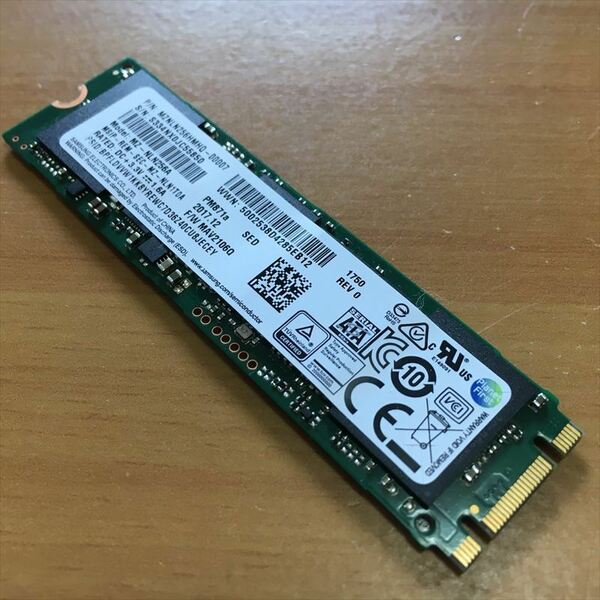 11)Samsung M.2 SATA SSD 256GB MZ-NLN256 使用時間 9936時間