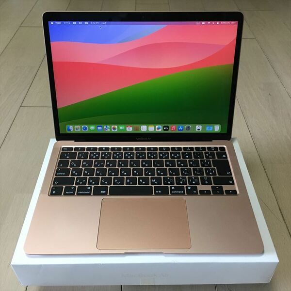 2020年モデル! 638）Apple MacBook Air 13インチ 2020 M1 8コア/RAM 8GB/SSD 512GB ゴールド（140638）