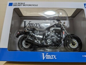 【未開封/未展示品】アオシマ/スカイネット ヤマハ Vmax ブラック2 完成品バイクシリーズ 1/12スケール