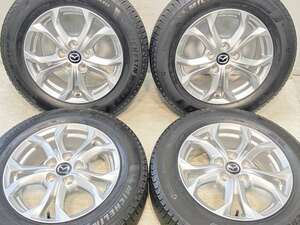 中古タイヤ スタッドレスタイヤ ホイールセット 4本セット 215/60R16 マツダ純正 16x6.5 50 114.3-5穴 ミシュラン X-ICE3プラス